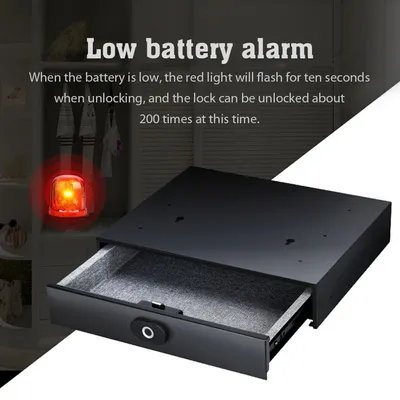 Safe Home Schublade Safe versteckt Safe mit Finger abdruck identifikation entsperren sicher Smart Touch Safe