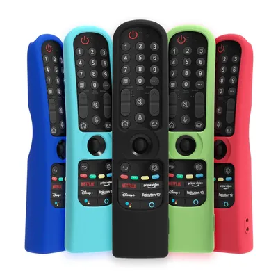 Silikonhülle für LG AN-MR24GA MR23GA MR22GN MR21GN Magic Remote Cover für OLED QLED LG Smart TV 2022/2023/2024 mit Fernschlaufe