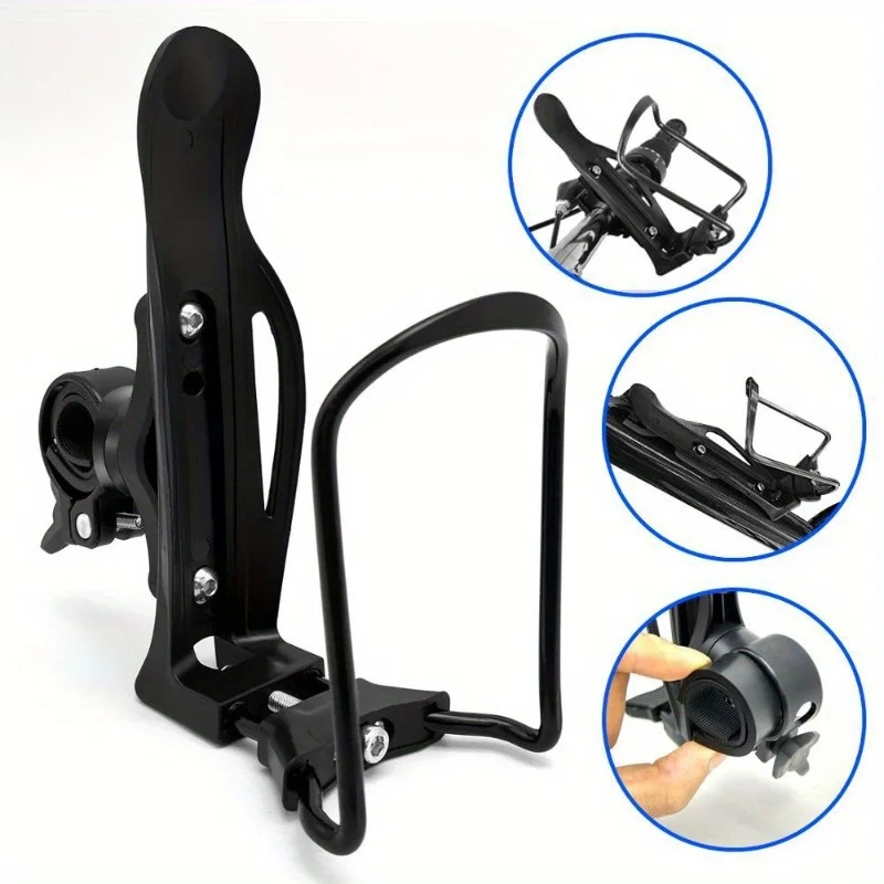 Fahrrad wasser flaschen halter mit 90 Grad drehbarem Adapter Fahrrad becher Trink flaschen halter für Mountainbike-Zubehör Image
