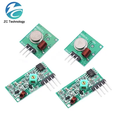 Smart Electronics 433MHz HF-Sender-und Empfängermodul-Link-Kit für Arduino/Arm/MCU WL DIY 315MHz/433MHz Wireless