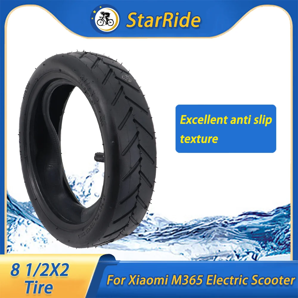 Für xiaomi m365 Elektro roller Reifen 8 1/2x2 Reifen verdicken Gummi 8,5 Zoll Schlauch kompatibel 50/75-6,1 Reifen gute Ersatzteile Image