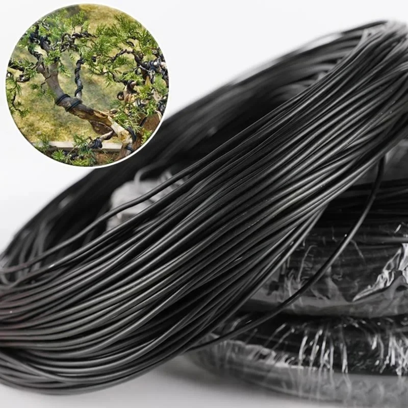 5M Aluminium Draht Anlage Unterstützung 1/1,5/2/2,5/3mm Bonsai Dekoration Handgemachte DIY Farbige Draht für Pflanzen Formen Garten Zubehör Image