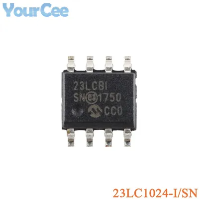 10 Stück/1 Stück 23LC1024-I/SN 23LC1024 23LCBI SOP-8 2,5-5,5 V 1 MB SPI Serieller SRAM-Chip IC Image