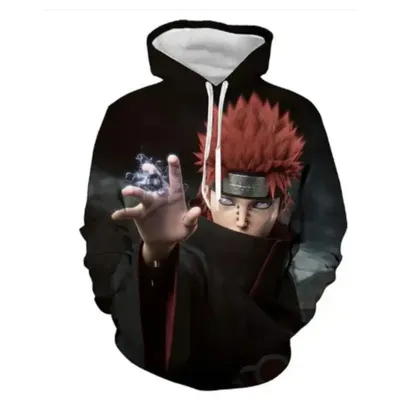 2024 neue 3D-Digitaldruck Kapuzen pullover Naruto Mode bequeme Männer und Frauen erwachsene Kinder Größe Image