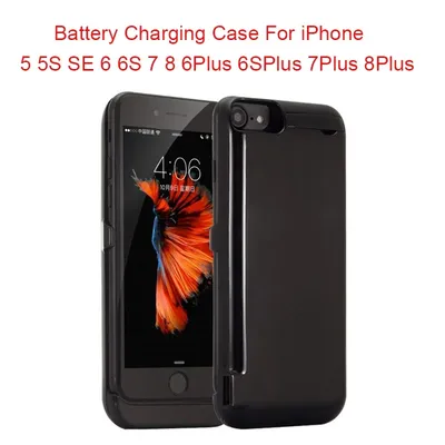 10000mAH Battery Case For iPhone SE 2020 2022 6 6s 7 8 Power Bank Charging Case For iPhone 6 6S 7 8