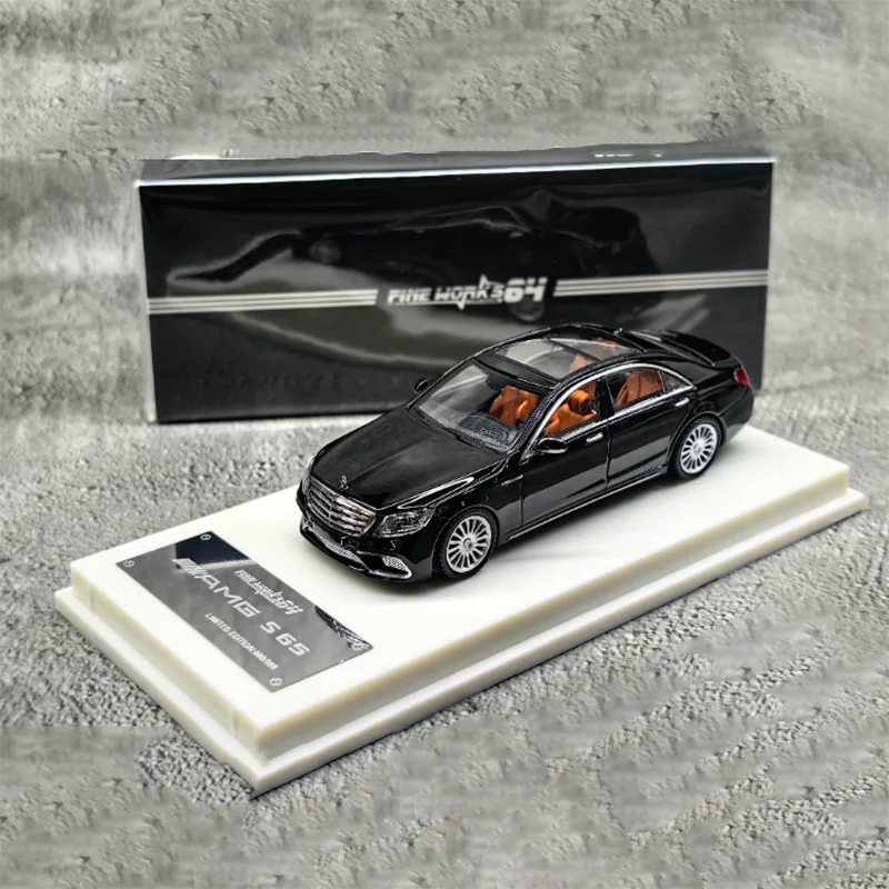 Diecast 1:64 Skala S65 Legierung Fahrzeug Modell Fertig Simulation Sammlung Dekoration Geschenk Spielzeug Display Image