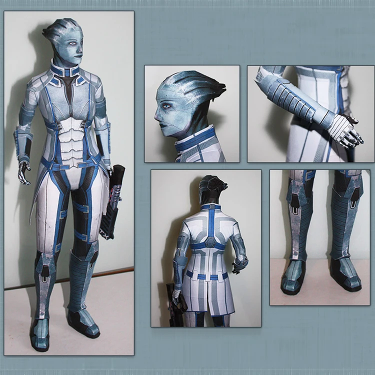 DIY Mass Effect Liara Charakter 3D Papier Modell Image
