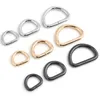 10 Teile/paket D-Förmigen Schnalle D Ring Verbindung Legierung Metall Silber Gold Für Schuhe Taschen Rucksack Schnallen DIY Zubehör 15/20/32mm