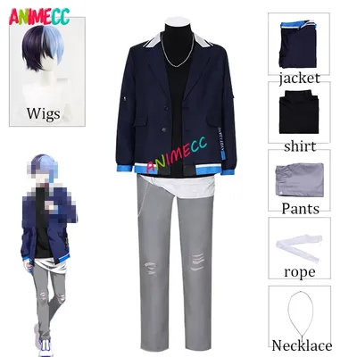 Animecc auf Lager aoyagi toya cosplay kostüm perücke anime psjk 3. jahrestag neue haut halloween Image