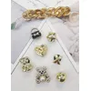 8 Stück Schuh Charms abs Dekorationen Zubehör DIY Clog Schnalle zurücktreten Strass Bär Ornamente passen Gartens chuhe Strands andalen