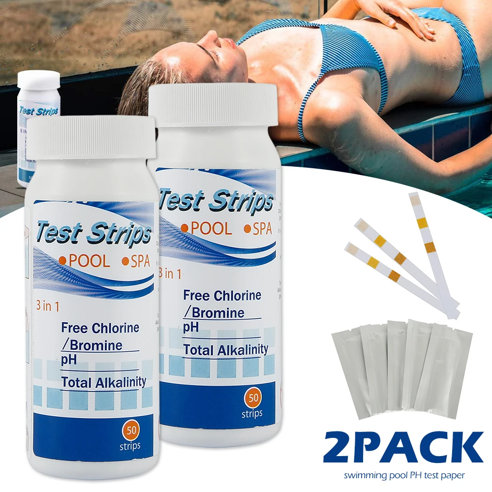 Wasser teststreifen 3-in-1 Haus wasser qualitäts test Schwimmbad Aquarium Wasser teststreifen Gesamt alkali nitrat nitrit ph Härte Image