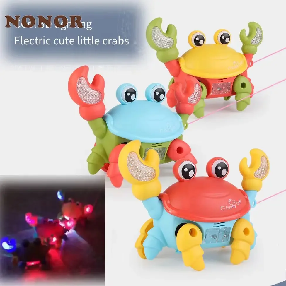 Kinder Induktion Krabbeln Krabben Octopus Walking Spielzeug Baby Elektronische Haustiere Musical Spielzeug Pädagogisches Kleinkind Moving Spielzeug Weihnachten Geschenk Image