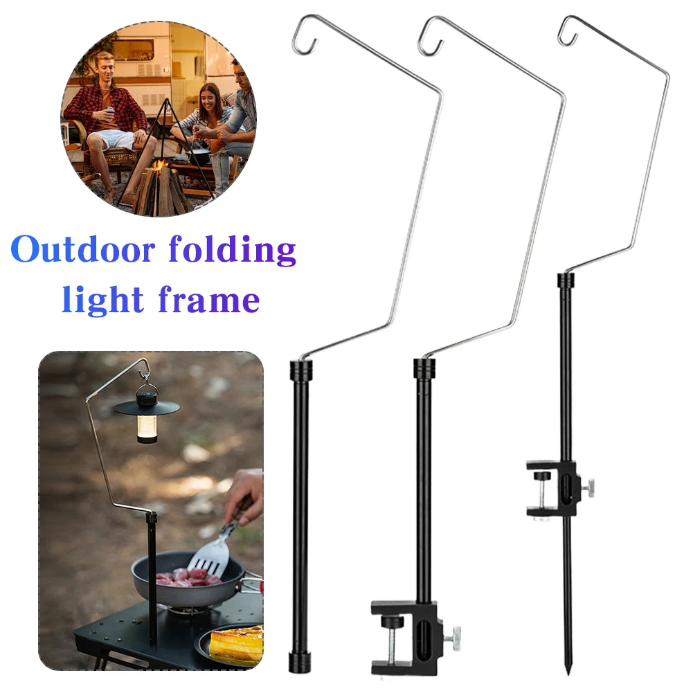 Igt Tisch laternen ständer Aluminium legierung tragbare Lampen halterung multifunktion ale igt Tisch laternen halter für Garten grill im Freien