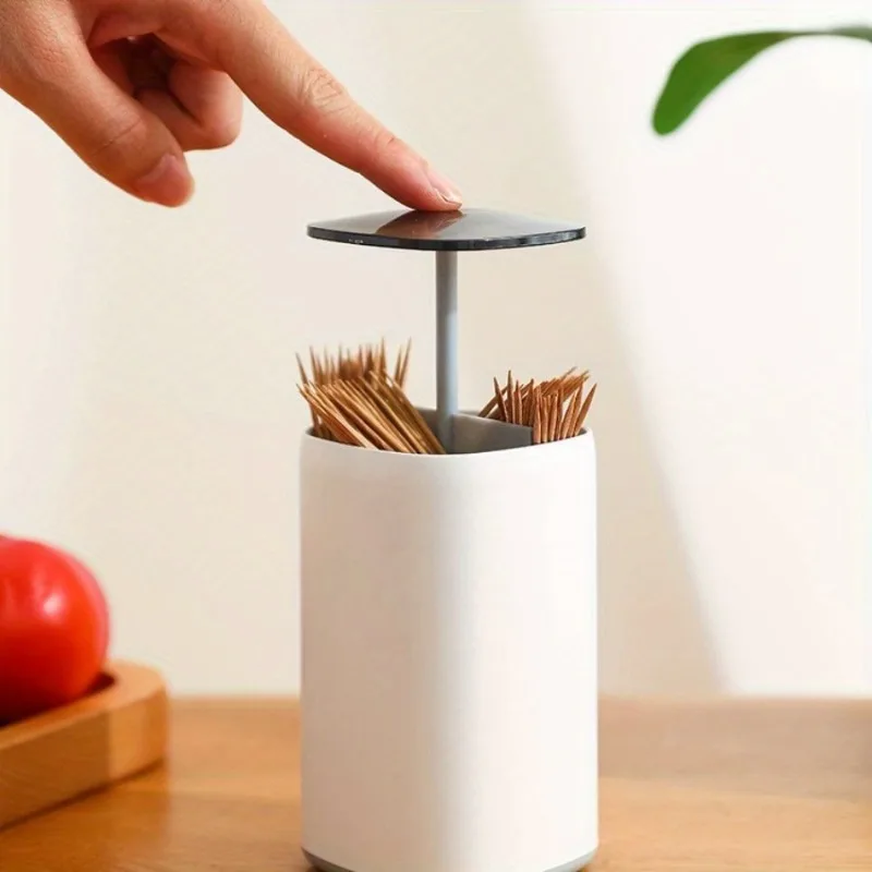 1PC Kreative Automatische Pop-up Presse Zahnseide Box Haushalt Baumwolle Tupfer Box Zahnspitze Halter Halten und Setzen Haushalt kommerziellen