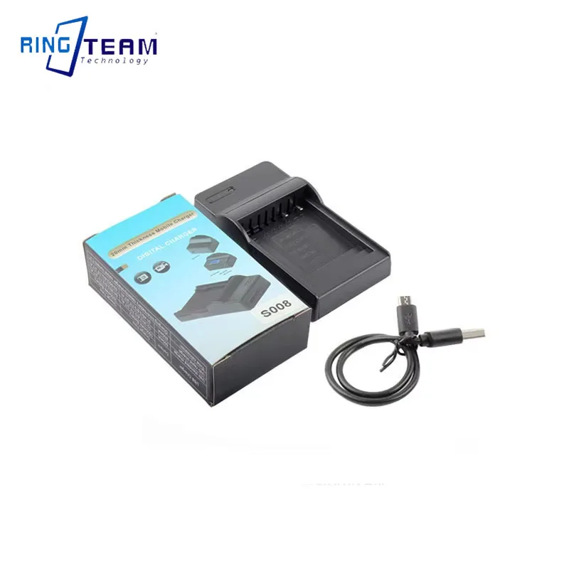 CGA-S007 USB-Akkuladegerät für Panasonic DMW-BCD10 LUMIX DMC-TZ1 TZ2 TZ3 TZ4 TZ5 TZ1 TZ15 TZ50 Image