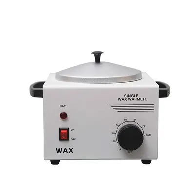 Wax Heater Warmer Electric Hot Facial Skin Hair Removal Pot SPA Tool Salon Adjustable Temperature Single-Wax Warmer