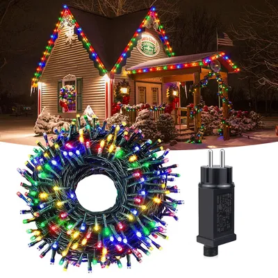 328FT Strip LED Christmas String Lights AC110V 220V-DC24V 8Modes Indoor Party Room Outdoor Patio lawn Garden Decor Garland Light