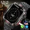 2024 neu für Xiaomi Outdoor Militär Smartwatch Männer GPS Track Bluetooth Anruf 600mah Batterie Kompass LED Beleuchtung Männer Smartwatch