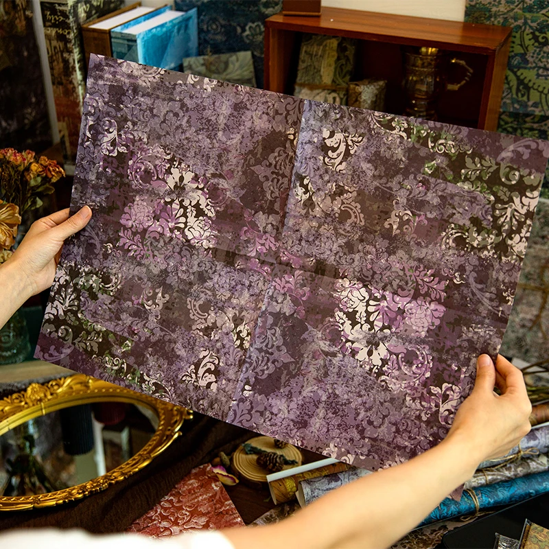 10 Stück/Packung, großes Dekor, Sammelalbum, Vintage-Materialien, Papier-Set, DIY, Junk-Journal, Collage, Fotoalbum, Retro-Hintergrundpapier Image