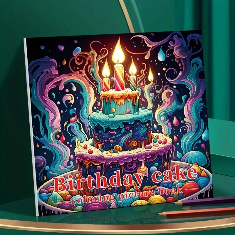 1pc Kunst Malbuch 22 Seite Mal bücher Geschenk für Geburtstags feier entlasten Stress Tötung szeit Graffiti Malerei Zeichnung Kunstbuch