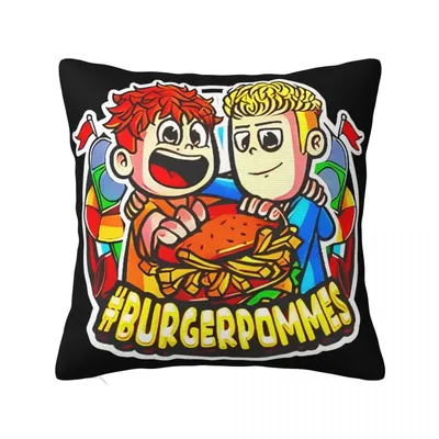 Lukasbs Burgerpommes 2024, neue Lieder, Kissenbezüge, weicher Kissenbezug, Dekoration, Image