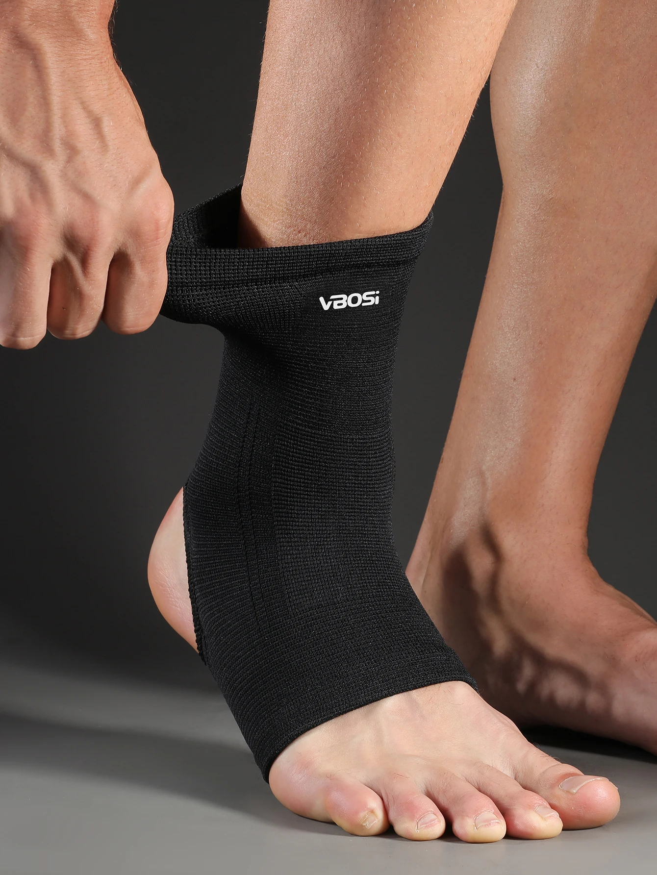 1 Stück elastische Kompression atmungsaktive Knöchel manschette zum Laufen von Basketball Image