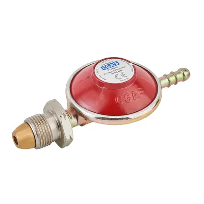 UK Propane Gas Regulator 37mbar BBQ Camp Carvaning Plumb Grill Stove LPG Gas Reduce Vavle Gas Tank Low Pressure Adaptor 30MBAR