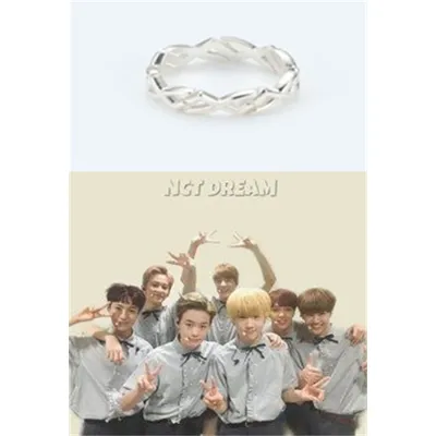 KPOP Fashion Simple NCT Dream Rings Jewelry 8th Anniversary for Women Men Anniversary Fan Gifts