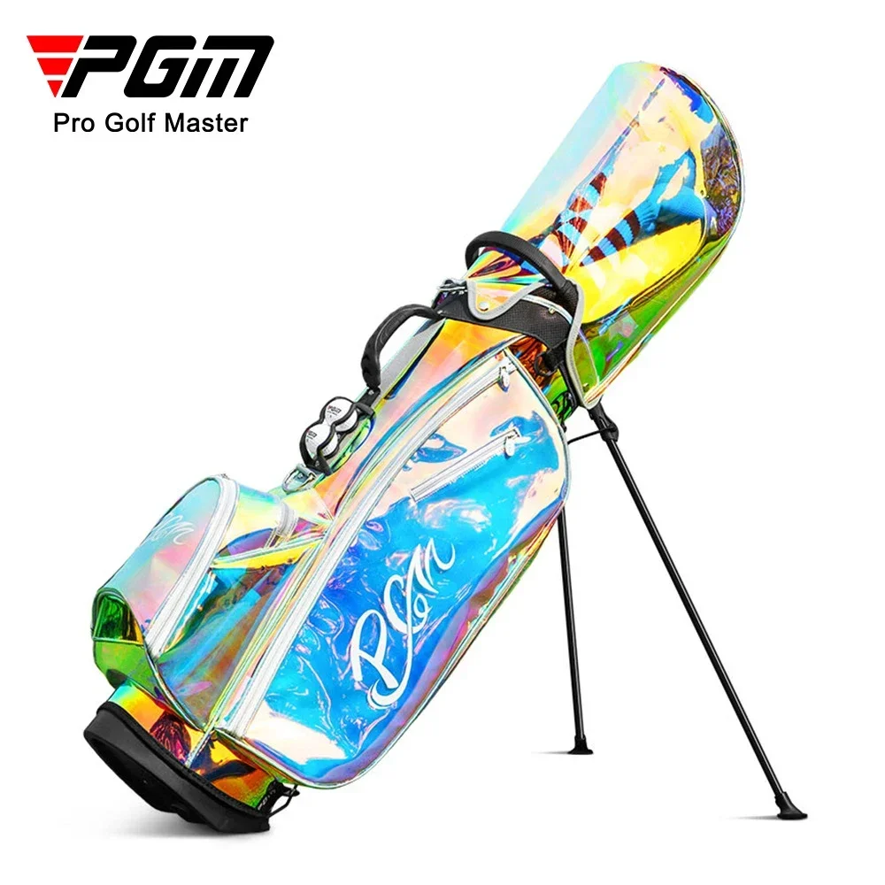 Pgm tragbare Golf taschen, leichte Golf-Standard-Ball taschen mit großer Kapazität, wasserdichte, farbenfrohe Golf-Stand tasche für Frauen qb063 Image