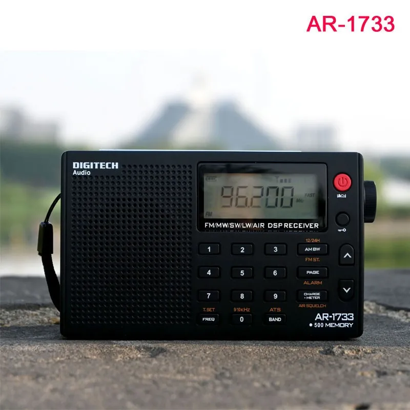 Hangeek deshibo AR-1733 australien version tragbares vollband radio fm/am/sw/lw/air dsp empfänger pll weltband radio Image