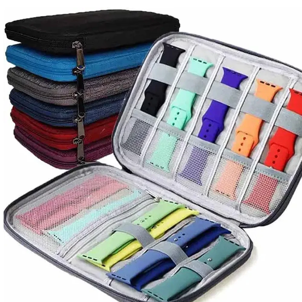 1 PC-Uhrentasche für Apple Watch Ultra 2 Series 9 8 7 SE Armband-Aufbewahrungstasche, Aufbewahrungstasche Samsung Galaxy Watch 6 5 4 3 Armbandhülle Image