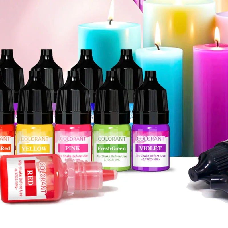 5ml/Flasche Kerzen farbstoff auslaufs icher hoch konzentrierte Aroma therapie Farbe ssenz Seife Toning Pigment Soja wachs Paraffin Farbstoff Farbstoff Image