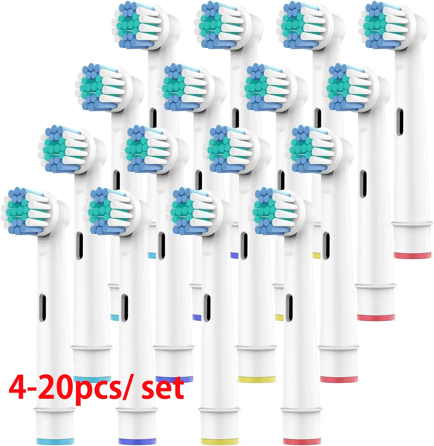Ersatzbürstenköpfe für Oral-B Sonic Electric Zahnbürste Fit Advance Power/Pro Health/Triumph/3D Excel/Vitality 4/8/16 Stück Image