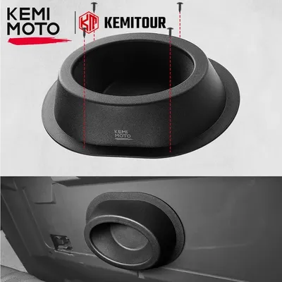 Paar 6x9 Lautsprecher Pods Universal abgewinkelte Boxen Gehäuse utv rv Auto Boot Kofferraum Anhänger kompatibel mit Polaris rzr xp 1000
