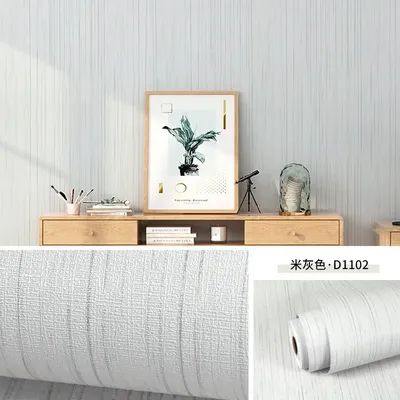 50cm verdickte wasserdichte Imitation Stoff Muster Dekor Aufkleber Vinyl selbst klebende Tapete für renovierte Schlafzimmer Wohnzimmer Image