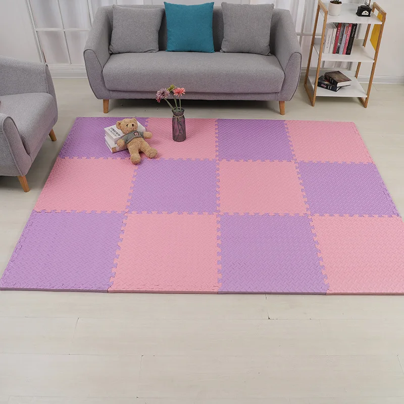 Eva einfarbig Baby Kinderzimmer Spiel matte Teppich spielen Aktivität Gymnastik matte Puzzle Umweltschutz matte Kinderschutz