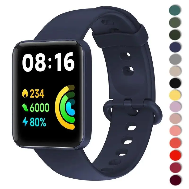 Silikonband für Xiaomi Mi Watch 2 Lite Armband Globale Version Ersatzarmband Armband MI Watch Lite Redmi Watch 2/1 Armband Image