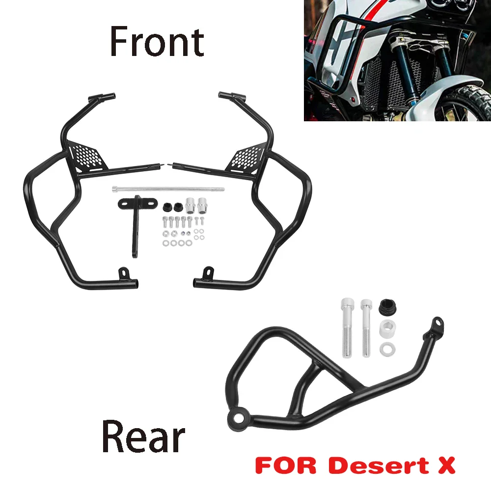Motorrad Crash Tank Bars für Ducati Wüste x Wüste x 2012-2016 Motors chutz Wasserpumpe Protector Bar Stoßstange Rahmens chutz Image