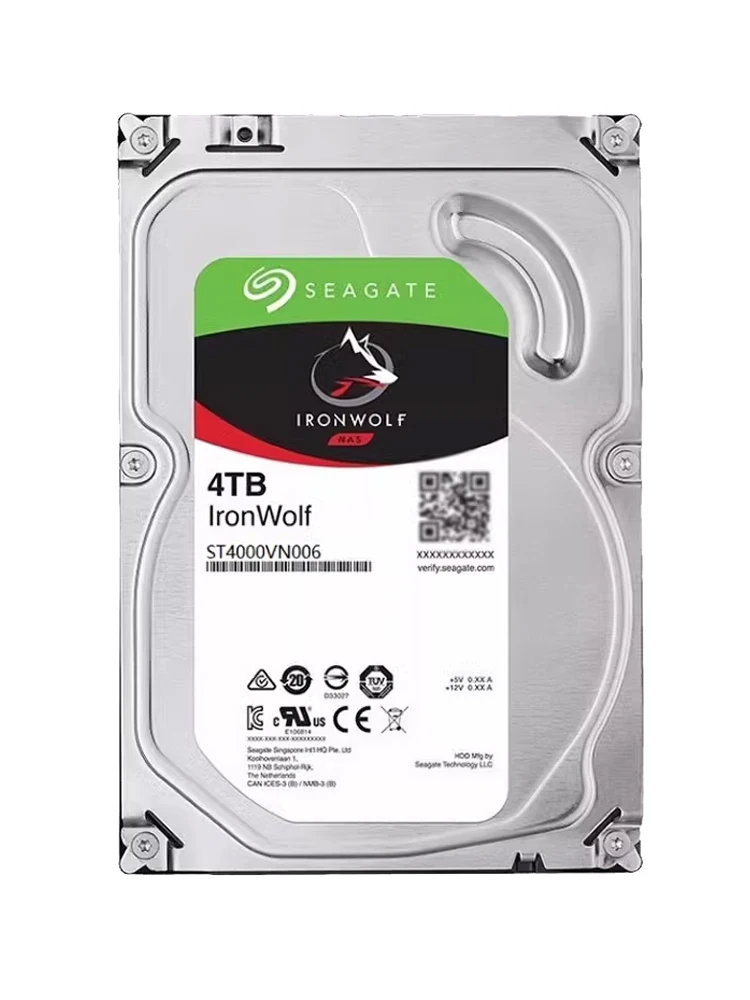 Für Seagate ST4000VN006 Nas 4 TB Sata 6 GB/S 5400 U/min 256 MB Cache 3,5-Zoll interne Festplatte HDD 100 % getestet Image