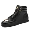 Heißer Verkauf Luxus Mann Schuhe Turnschuhe Mode High Top Designer Schuhe Männer Leder lässig Turnschuhe Hip Hop Plattform Skateboard Schuhe