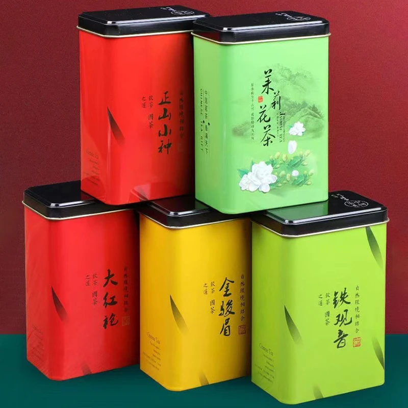 Chinesische die fünf Major-Teekombinationen Fujian Tieguanyin Wuyi Dahongpao 250g chinesische Vakuum-Plastikverpackungsbeutel Dropshipping Image