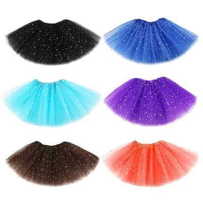 Partykleid, Petticoat, Kostüm, Mädchen, Kinder, 3-lagig, TuTu-Rock, Ballett, Tanzkleid, Geschenke Image