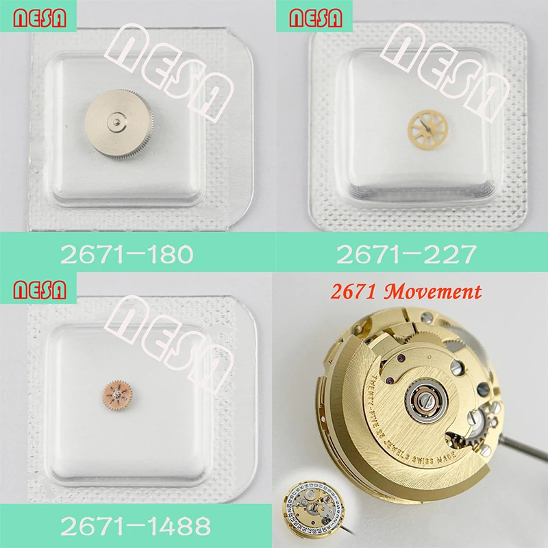 Original ETA 2671-Automatikwerkteile, Uhrwerk-Zubehör, Teile passend für Aftermarket-Ersatzteile Image