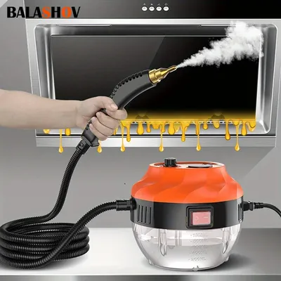 Handdampfreiniger-Maschine, hohe Temperatursterilisation für Klimaanlage, Küchenhaube, Auto, Badezimmer, Fugenmörtel und Fliesen Image