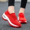 Plus Größe 35-42 Schuhe für Frauen Keil Plattform Turnschuhe Mode Casual Sport Damen Running Mesh