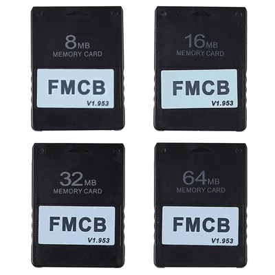 2022 neue FMCB v 1,953 Karte Speicher Karte für PS2 2 Freies McBoot Karte 8 16 32 64MB Image