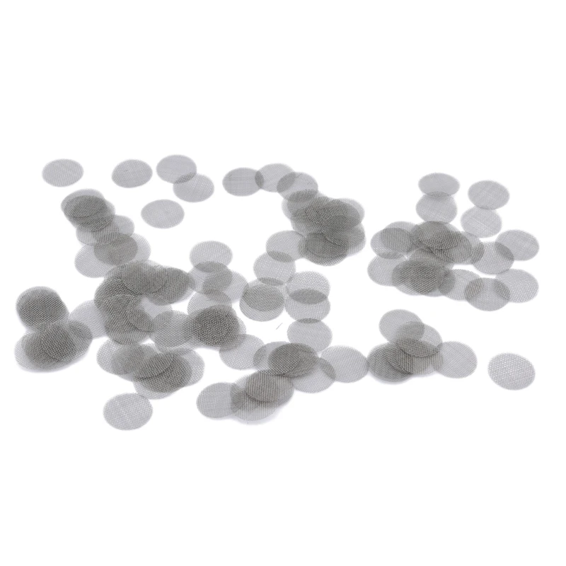 500 stücke rohr filter Silber Edelstahl tragbares Filtern etz Metall gewickeltes Netz Haushalts waren gebogenes Rohr zubehör Image