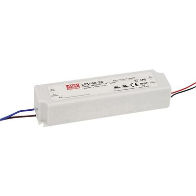 LPV-60-12 LED-Trafo Konstantspannung 60 w 0 - 5 a 12 v/dc nicht dimmbar, Überlastschutz 1 - Mean Image