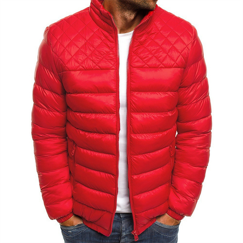 Men's Quilted Jacket Puffer Jacket Puffer Winter Jacket Winter Puffer Coat Winter Autumn / Fall Outdoor Insulated Packable Lightweight Outerwear Windbreaker Jacket Lightweight Puffer Jacket Full Zip