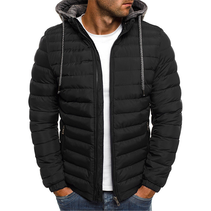 Men's Quilted Jacket Puffer Jacket Puffer Winter Jacket Winter Puffer Coat Winter Autumn / Fall Outdoor Insulated Packable Lightweight Outerwear Windbreaker Jacket Lightweight Puffer Jacket Full Zip